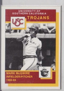 1990 SMOKEY BEAR USC TROJANS MARK MCGWIRE CARD CARDINALS ATHLETICS A'S SGA - Picture 1 of 1