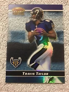 Bowman’s Best Travis Taylor 2000 novato radiocontrol paralelo transparente #d/250 Ravens - Imagen 1 de 4