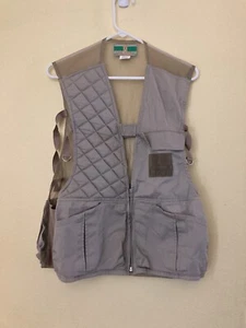 Vintage Game Winner Sportswear Hunting Vest Multi Pocket Brown SM/MED 38/40 - Picture 1 of 3