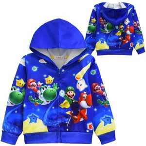 super Mario brother Outerwear Hoodie Hooded Jacket Jacket Tops halloween gift - Picture 1 of 4