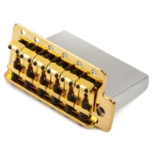 Conjunto de puente Stratocaster estilo vintage Fender, espaciado de 2-3/16", dorado - Imagen 1 de 1