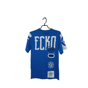 Ecko Unltd Blue Short Sleeve T-Shirt Cotton Men Size: S - Picture 1 of 5
