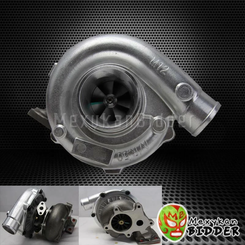 Turbocargador híbrido T3/T4 .50 A/R T04E T3 T4 0,63 A/R turbina compresor de rueda Foto 1 de 1