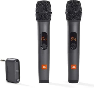 JBL Wireless Microphone Set; Kabelloser Systemverbund Zwei Mikrofone Receiver - Afbeelding 1 van 3