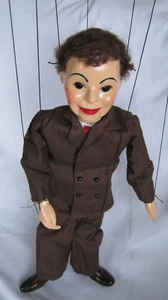 Hazelle's Marionette No. 901 DAPPER DAN lebensechte Puppe Vintage 50er Jahre braun Anzug - Bild 1 von 11
