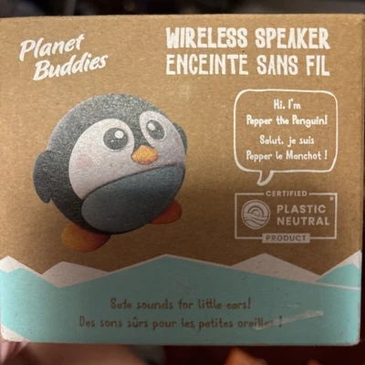 Planet Buddies Bluetooth Wireless Speaker V2 - Pepper Penguin - Image 1 of 3