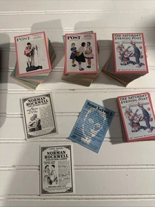 Vintage Norman Rockwell Trading Card Sets Series 1 And 2 Plus Promo Cards Etc - Picture 1 of 4