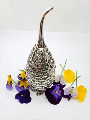 Aspersor de agua de rosas de plata maciza, raro otomano árabe, excelente estado  Foto 1 de 4