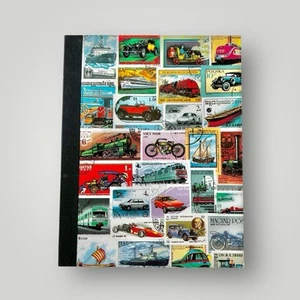 Retro Stamp Collection Album Book 5Pages Holds 150-250 Stamps (No Stamps) Used - Picture 1 of 13
