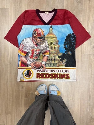 Camiseta deportiva estampada de los Washington Redskins de los 90 cm de la NFL talla XL rara Foto 1 de 4