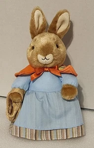 Vintage Beatrix Potter 2009 Mrs. Rabbit brauner Hase Stofftier Plüsch 12 Zoll - Bild 1 von 14