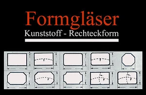 SHAPED GLASS for Old Wristwatches: Plastic - RECTANGLE SHAPE - SELECTION Watch Glasses - Picture 1 of 9