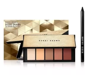 NEW IN BOX - Bobbi Brown Disco Drama Eyeshadow Palette & Black Gel Eyeliner - Picture 1 of 1