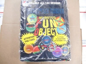 U.F.O. BY COLLECT-A-CARD POGS/MILKCAPS UNOPENED BOX WITH (96)  PACKS - Picture 1 of 7