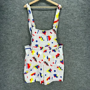 Unbranded Jumpsuit Girls XL Gray Geometric Pockets Sleeveless Square Neck Casual - Picture 1 of 5