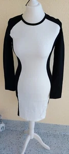CONLEYS BLACK Damen Kleid Gr.S/36 schwarz weiß tailliert NEU - Bild 1 von 6