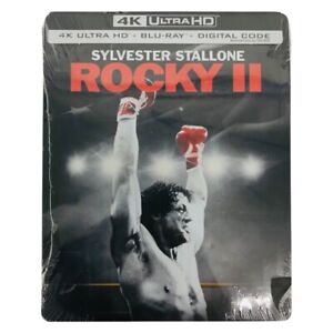 NEUF - Rocky II - 4K UltraHD + Blu-ray + Code Numérique - SteelBook - LIRE