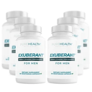 Exuberant Supplement for Men - Testosterone Booster with L-Arginine, x6 - Picture 1 of 7