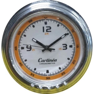 Orologio analogico auto camion Carlinea Sport arancio e bianco - Foto 1 di 2