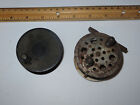 Lot of 2 unknow vintage fly reels