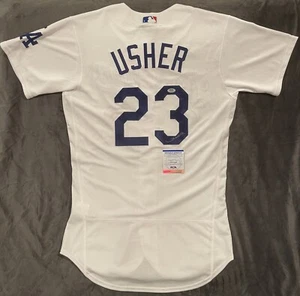 USHER Signed Los Angeles Dodgers 2023 GALA Auth. Jersey NWT - PSA COA Super Bowl - Picture 1 of 24