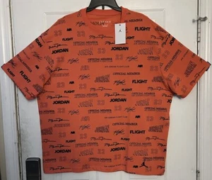 T-shirt Air Jordan Flight Club membro ufficiale stampa all over uomo 2XL Nike - Foto 1 di 9