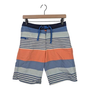 Patagonia | Boys' Wavefarer® Board Shorts | Size 14 | Blue Orange Striped - Picture 1 of 11
