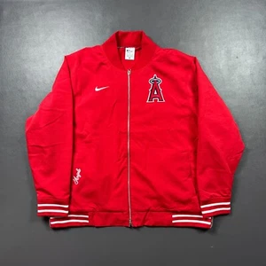 100% Authentic Nike Anaheim Los Angeles Angels Jacket Size 3XL Mens - Picture 1 of 8