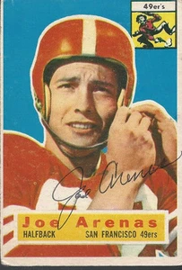 San Francisco 49ers Joe Arenas signierte Karte - Bild 1 von 1