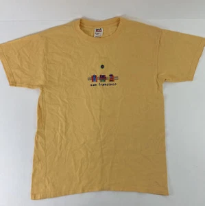 Camiseta amarilla vintage de San Francisco talla grande yunque - Imagen 1 de 6