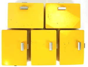 (Lot of 5) Ramtel Surface Mounted Stainless Steel Enclosure 926-D Safety Yellow - Picture 1 of 5