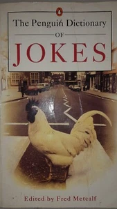 The Penguin Dictionary of Jokes Edited by Fred Metcalf 1994 Paperback Book 230 p - Picture 1 of 8