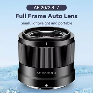 Viltrox 20 mm F2,8 Vollformat-Weitwinkel-Autofokus-Objektiv für Nikon Z-Halterung Kamera - Bild 1 von 7