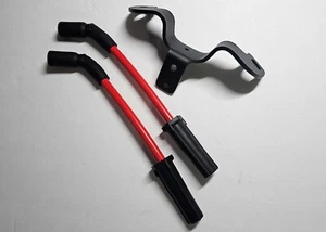 JBSporty ♤ Sportster Coil Ignition relocation kit ♤ 10mm race wires Harley RED ♤ - Picture 1 of 6