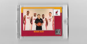 Tarjeta de listas de verificación del equipo Miami Heat 2010 - Imagen 1 de 2