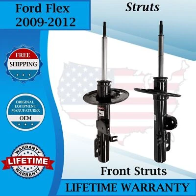 Monroe Genuine OEM Front Struts For 2009-2012 Ford Flex Lifetime Warranty Foto 1 de 4