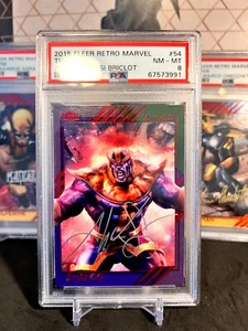 ⭐️ THANOS 2015 MARVEL FLEER RETRO INSERT #54 PSA 8 NM-MT AUTO 🔥 AUTOGRAPH - Picture 1 of 2