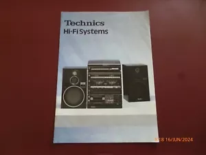 TECHNICS HIFI SYSTEMS Z15, Z35, Z55, 315 SERIE - TYP 10/20 BROSCHÜRE/KATALOG - Bild 1 von 7