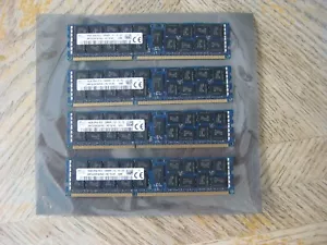 Hynix 64 GB (Lot of 4 X 16 GB) Hynix PC3-14900R 1866 MHz HMT42GR7AFR4C Server EC - Picture 1 of 1