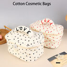 Soft Cotton Cosmetic Bags Storage Make Up Bags For Women Portable Organizer