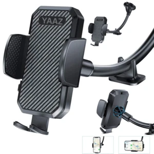 Support Téléphone Voiture Support Pare-Brise Universel 360 Tableau de Bord Flexible Long Bras Cou - Photo 1 sur 15