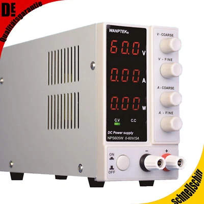 60V 5A Variable Lab Bench Power Supply DC Adjustable Switching Regulated Power - Bild 1 von 4