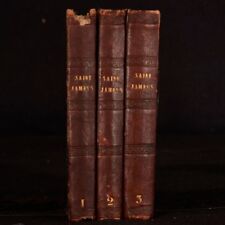 1844 3vols Saint James's or The Court of Queen Anne Ainsworth First Edition Illu