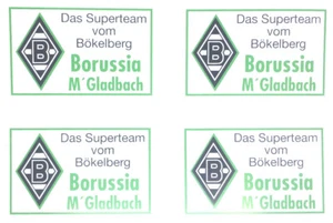 Borussia M´gladbach Aufkleber 4er Set Sticker Logo Fussball #577 - Bild 1 von 5