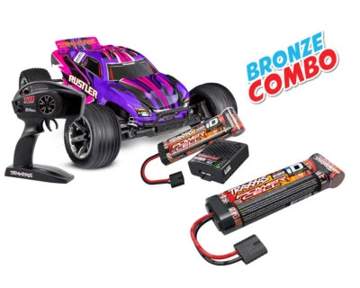 Traxxas Rustler RTR HD pink Bronze Combo TRX37254-8-PINK-BRONZE-COMBO  - Bild 1 von 3