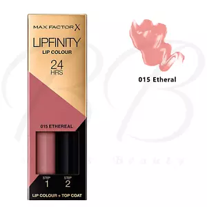 MAX FACTOR Lipfinity 2 Step Lip Colour + Top Coat 24Hrs Lip Tint Lipstick *NEW* - Picture 1 of 90