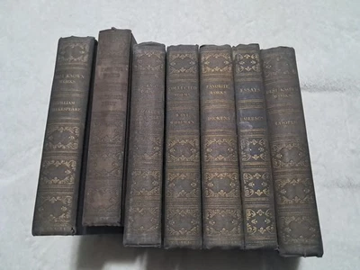 Set of 7 Vintage The Book League of America 1940s Classics Novels Hardcover - Image 1 of 4
