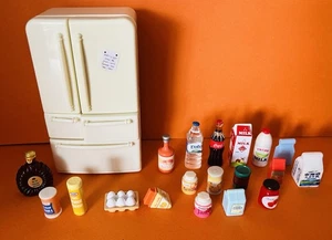 Sylvanian Families Vintage Kühlschrank mit Essen B6 - Bild 1 von 4