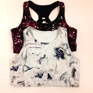 Girls Avia Athletic Sports Bras Activewear Tops SZ M 7/8 lot of 2 - Picture 1 of 5
