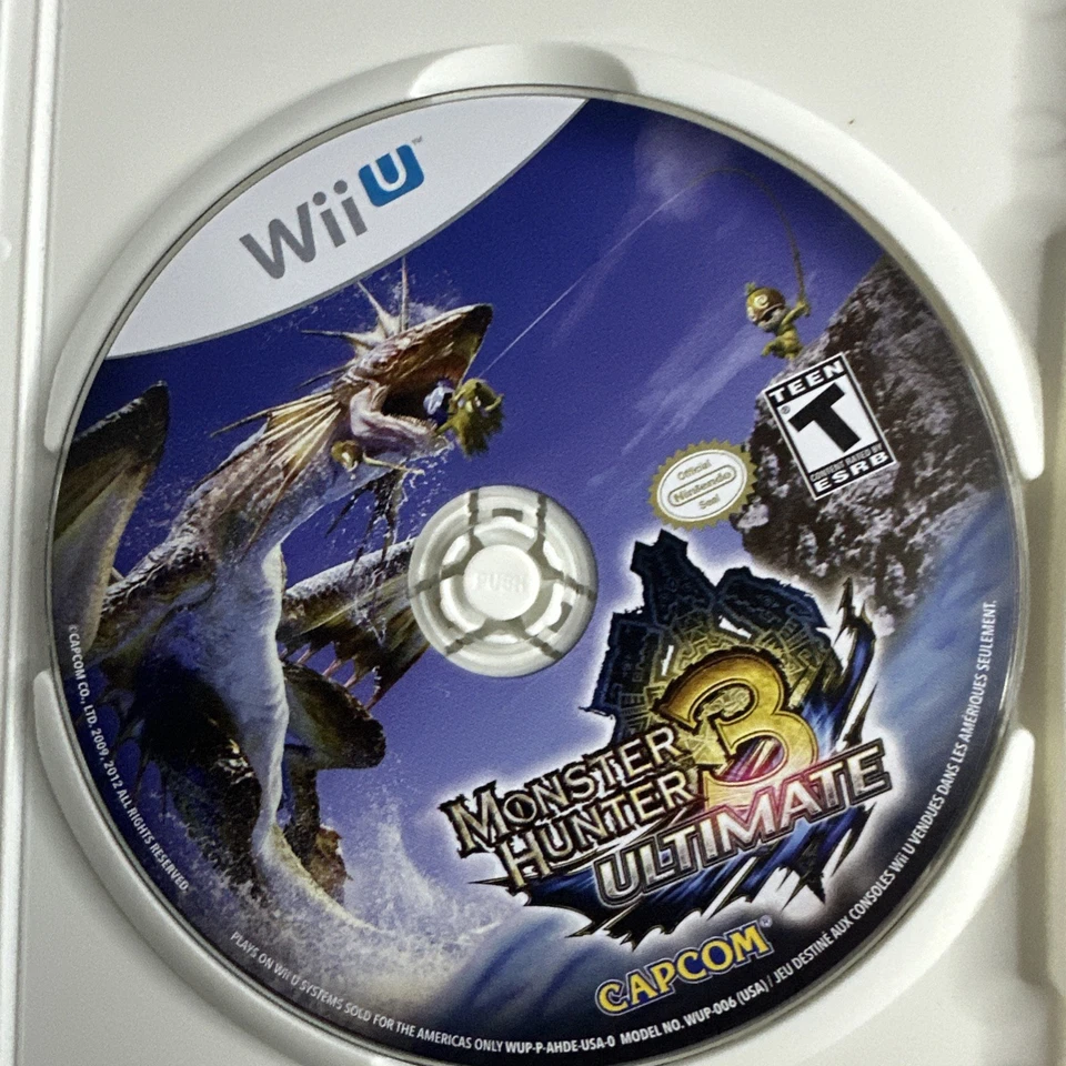 Monster Hunter 3 Ultimate (Nintendo Wii U, 2013) DISK ONLY - Tested - Image 1 of 1
